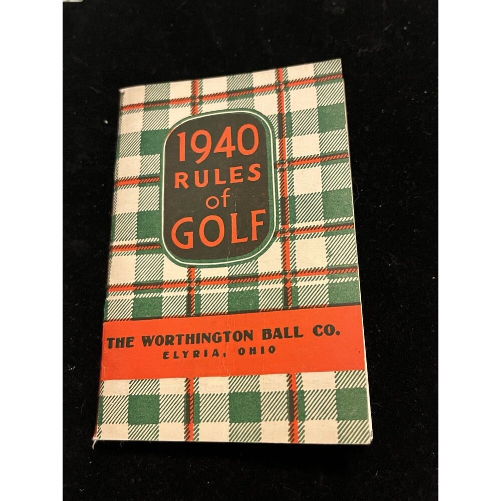 1940 Rules of Golf